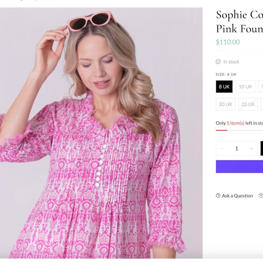 At Last Boho Hippie Babydoll Buttons Raw Edge Details Lagenlook NWOT Luxury 8 - Picture 11 of 12